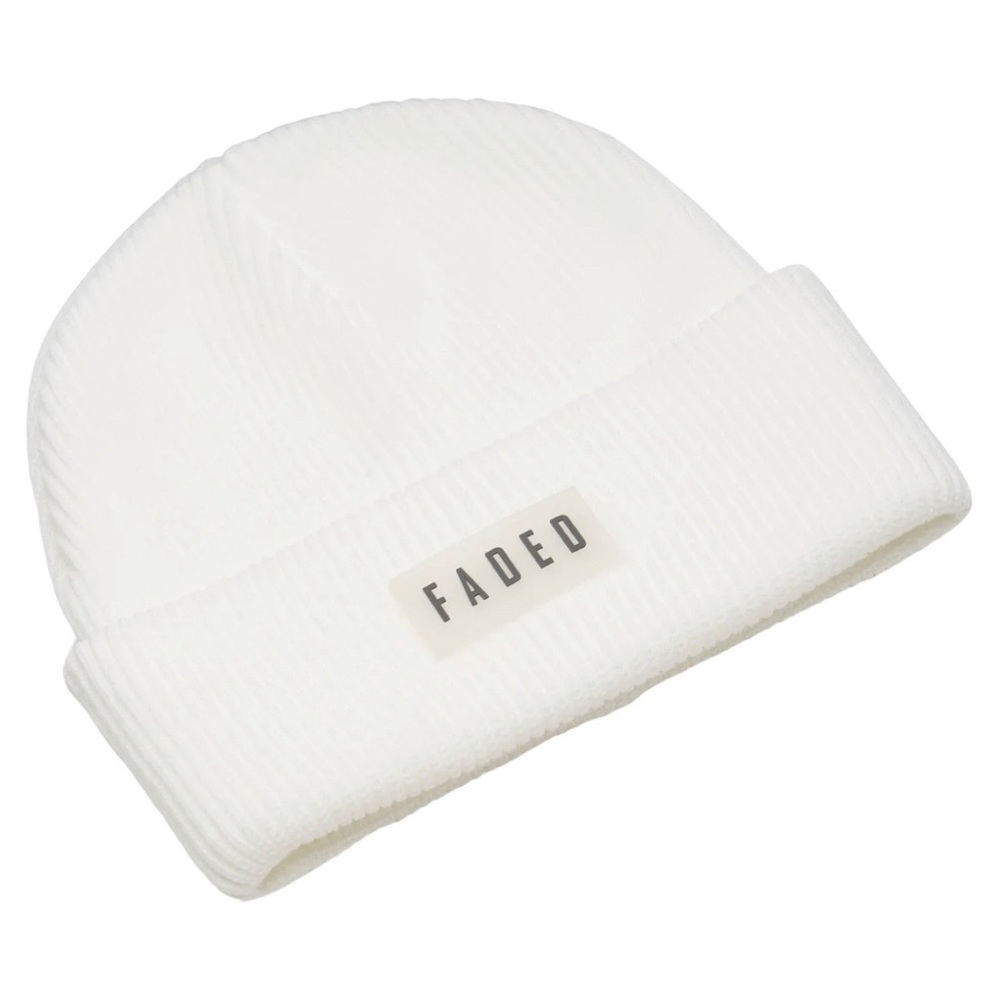 White Badge Beanie